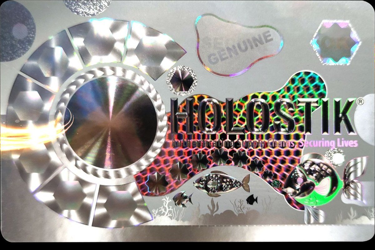 Holostik nano optik OVD güvenlik örneği